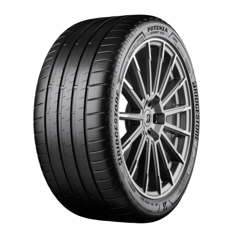 Bridgestone Potenza Sport Evo slibuje o 5 % kratší brzdnou dráhu za mokra a o 15 % vyšší životnost